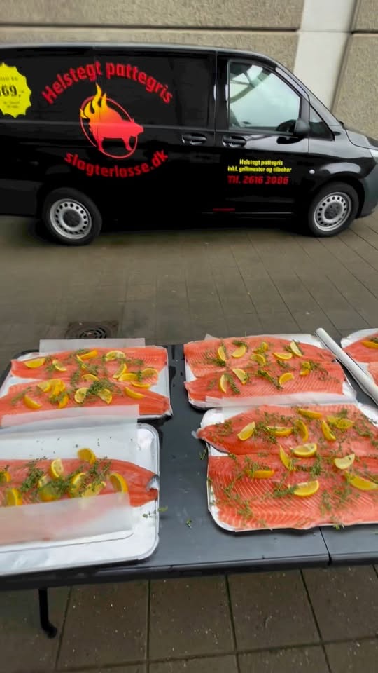 Laks klar til grillen